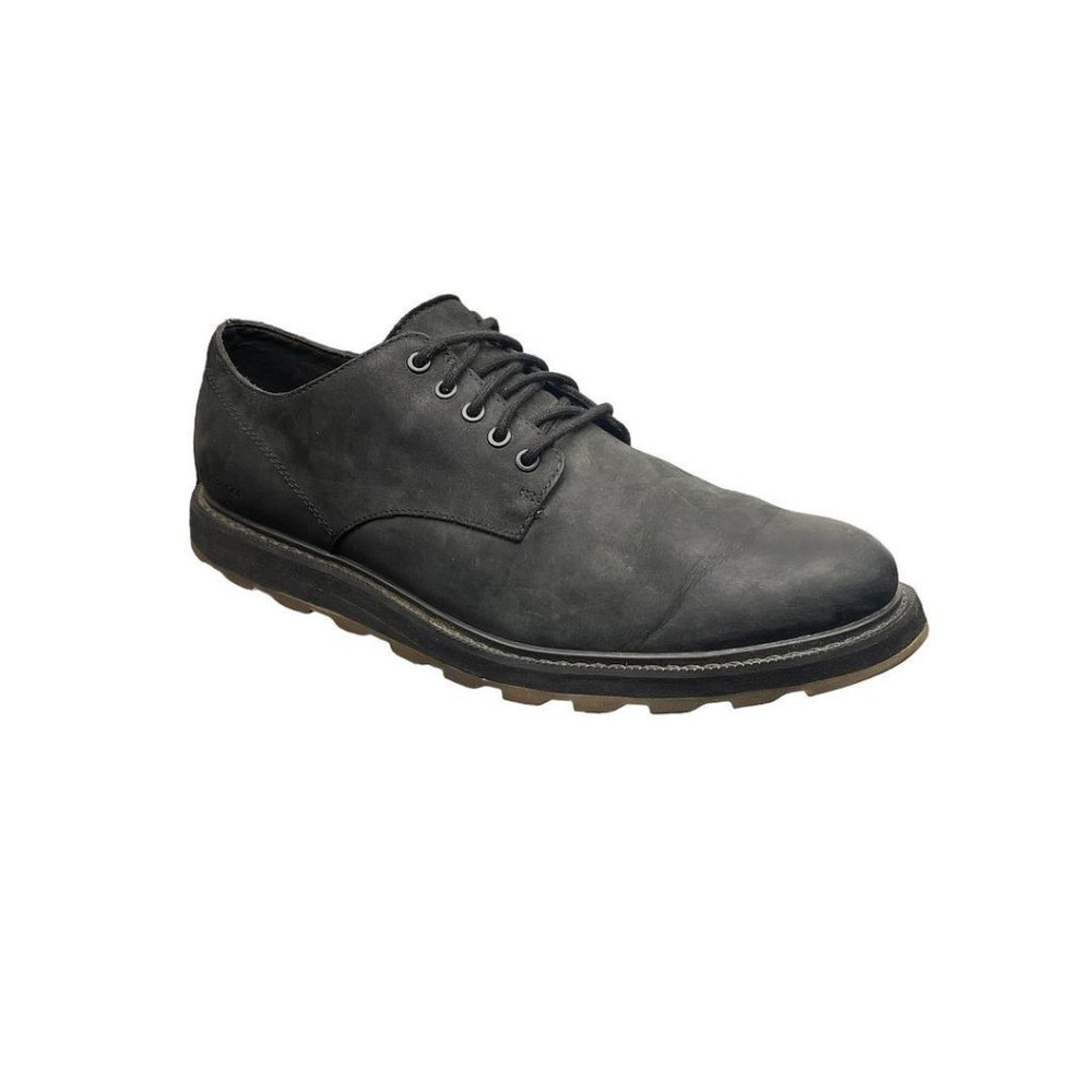 Sorel Mens Madson Oxford NM2622-010 Black Leather Lace-up Oxfords Shoes Size 10